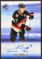 2015-16 SP Authentic Sign of the Times Kyle Turris SOTT-KT Senators Auto 1462