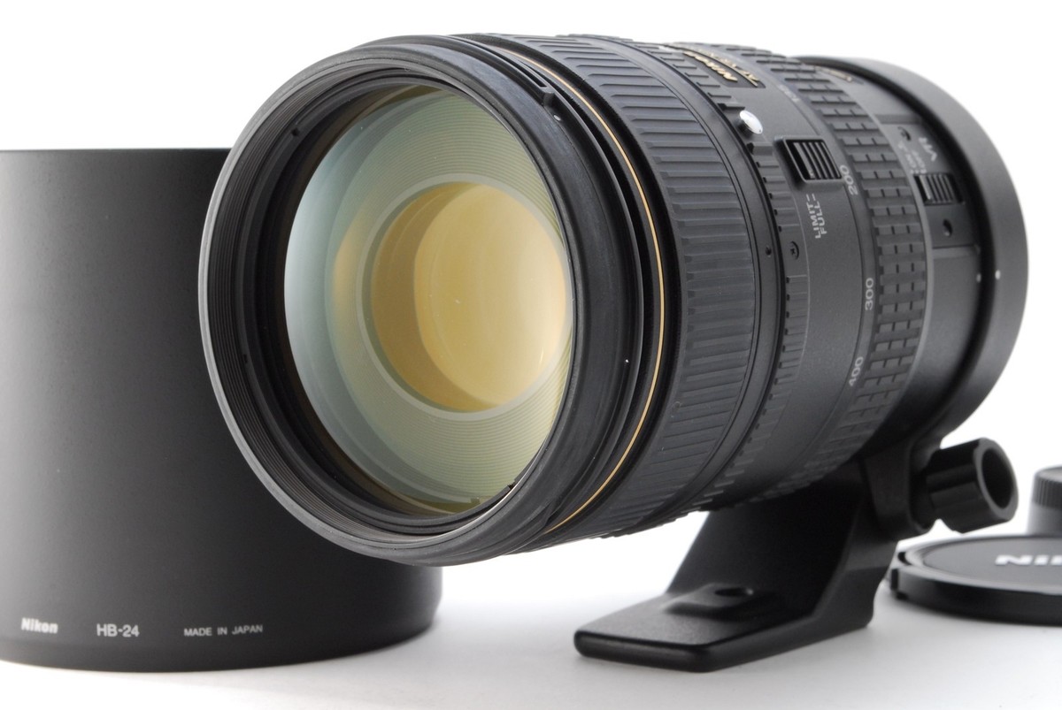 MINT] Nikon AF VR-NIKKOR 80-400mm f/4.5-5.6 D ED Lens w/Hood