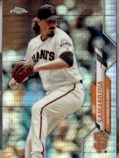 2020 Topps Chrome #197 Jeff Samardzija Prism Refractor
