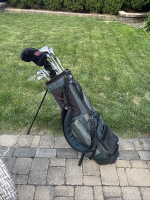 Complete Set Men s Golf Clubs Hogan Irons Wilson Driver Putter Bag Balls