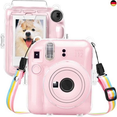 MUZIRI KINOKOO Clear Case for Fujifilm Fuji Instax Mini 12/Fuji Mini 12 Camera