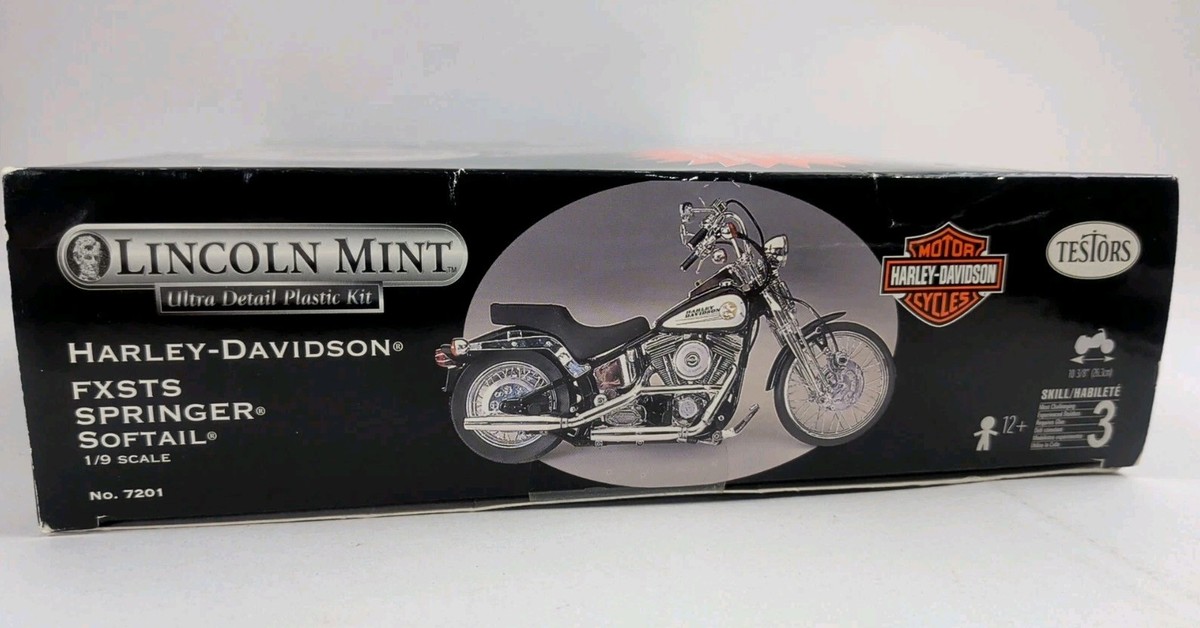 Testers Lincoln Mint Harley-Davidson FXSTS Springer Softail 1:9