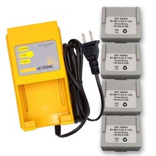 4x Battery 68300900 For HETRONIC Remote Control  Hetronic UCH-2 Battery Charger