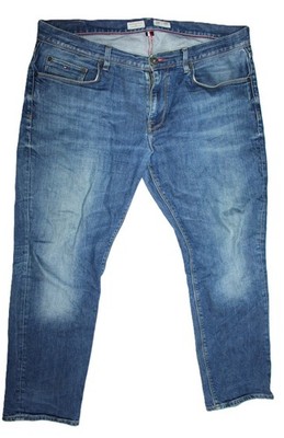 Tommy Hilfiger Regular Straight Jeans W38 L30 Denton Denim B-Wahl mit Mangel