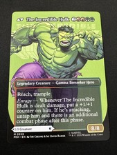 1x Bruce Banner // The Incredible Hulk (0359) - Borderless MTG - Marvel Super He