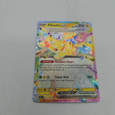 Pikachu EX - Carte Pokémon 219/191 Etincelles Déferlantes - SSPFR