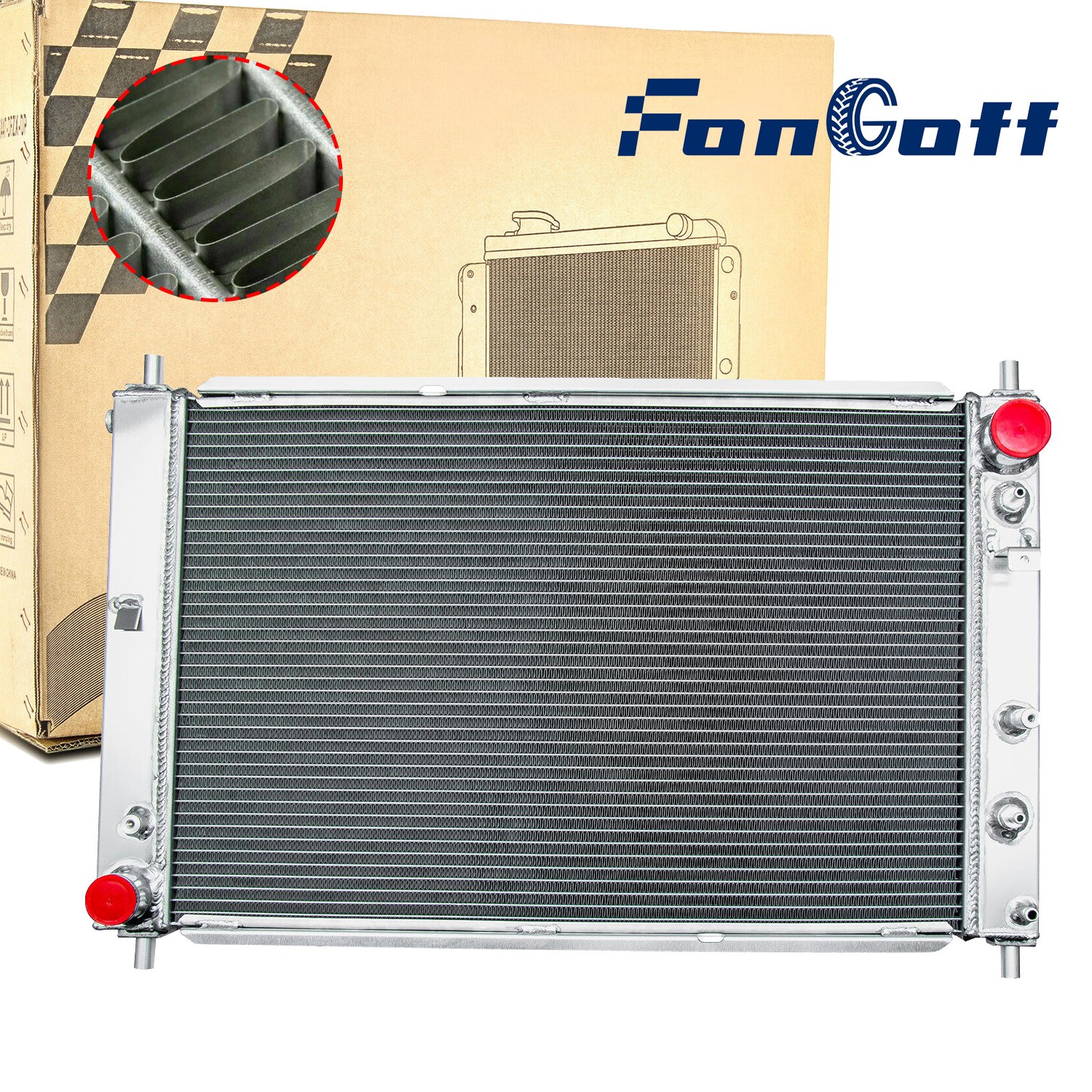3 Row Aluminum Radiator For 1997-2004 FORD MUSTANG GT SVT V8 4.6L 5.4L AT NEW