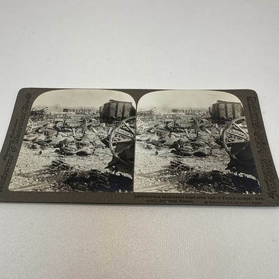 Underwood & Underwood Stereoview 14350 German Ammunition Depot Destroyed