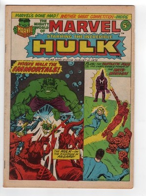 1968 MARVEL INCREDIBLE HULK #102 & FANTASTIC FOUR #21 1ST HATE-MONGER RARE UK