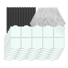 60 or 120 Pack Double-Sided Adhesive Tape for Acoustic Soundproofing Foam Panels