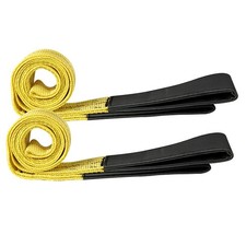 2 Inx6 Ft St 9000 Lbs Lifting Straps Nylon Tree Saver Recovery Strap Winch Strap