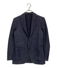 LARDINI Men  s Navy 3B Tailored Wool Blazer Sz S Fit Elegate 70.5cm