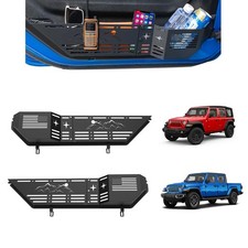 Upgraded Metal Front Door Pocket Storage Box Fits for Jeep Wrangler JL JLU 4XE