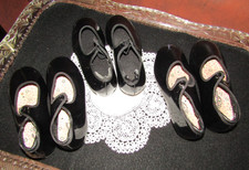 FREE SHIP LOT OF 3 PAIR GIRLS TAP SHOES SIZES 10.5/11/11.5 GOOD CONDITION