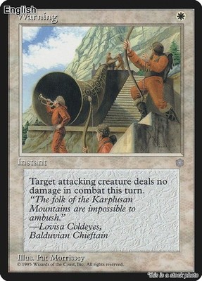 MTG Warning [ICE - ] MP