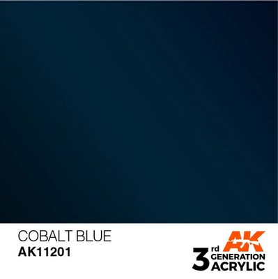 AK Interactive 3rd Gen Acrylic AK11201 Cobalt Blue 17ml