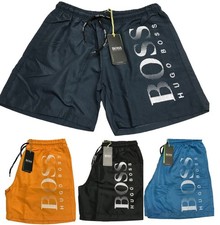 Image of HUGO BOSS BRAND NEW INNER LINEN NET SWIM SHORTS