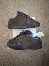 Erl Vamp Electric Blue Grey Suede Sneakers Size 12 Men's (RARE)