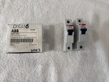 ABB Miniature Circuit Breaker S201-D16 1P 16A Box Of (2) Breakers