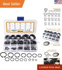 315Pcs Snap Ring Shop Assortment Alloy Steel External Circlip Snap Retaining ...