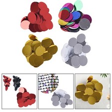 85Pcs 20mm Flat Round Loose Sequins Decoration for Wedding Clothes Knitting