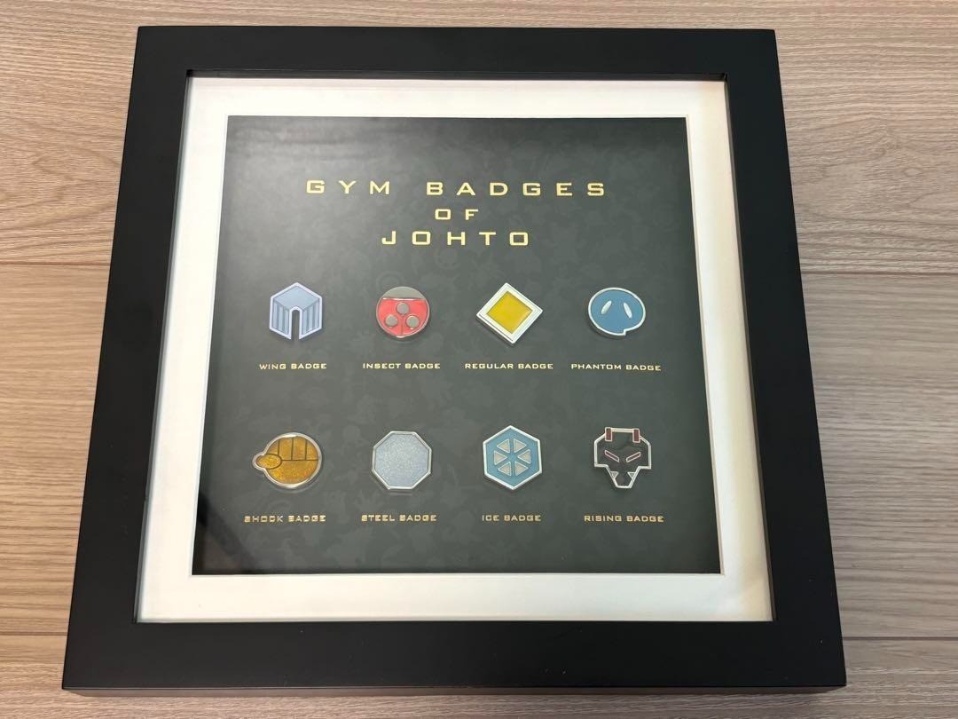 Juego Completo Insignia Gimnasio Región Johto Exclusivo Pokémon Center Online 2017 Usado