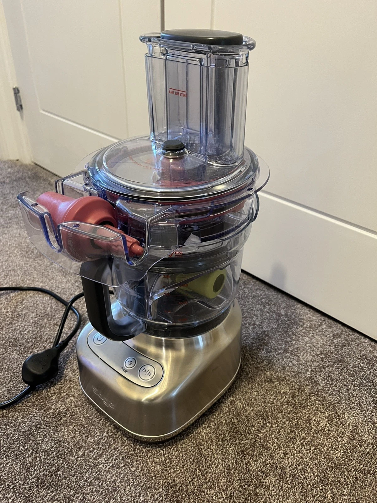 Sage The Paradice 9 SFP638 Food Processor 650W 9 Cup Capacity Silver.
Opens in a new window or tab