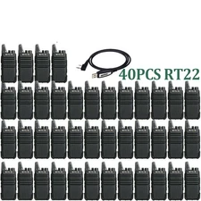 40*Retevis RT22 Long Range  Walkie Talkies FRS 16CH 2W For Market/School + USB