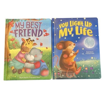 Children s Padded Board Book Lot You Light Up My Life, My Best Friend Brand New