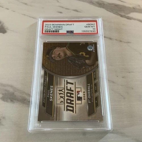 2023 BOWMAN DRAFT BOWMAN DRAFT NIGHT #BDN7 PAUL SKENES PSA 10