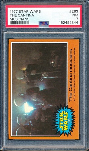 1977 Topps Star Wars #283 The Cantina musicians