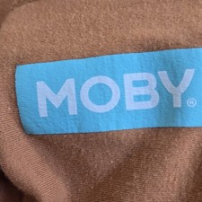 Moby Wrap Classic Baby Carrier, brown , For Babies 8 - 35 Lbs, Gently Used