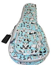 Music first soprano ukulele case bag backpack Panda theme 26"X10"X3.5"