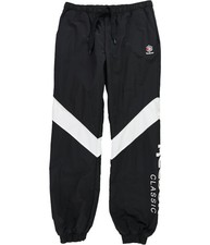 Reebok Womens Classics Athletic Track Pants, Black, Small