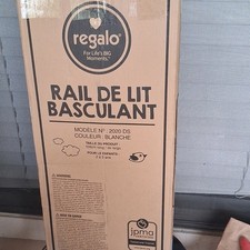 Regalo 2020 DS White Bed Rail 109cm for Toddlers, Model 2020 DS, Child Safety