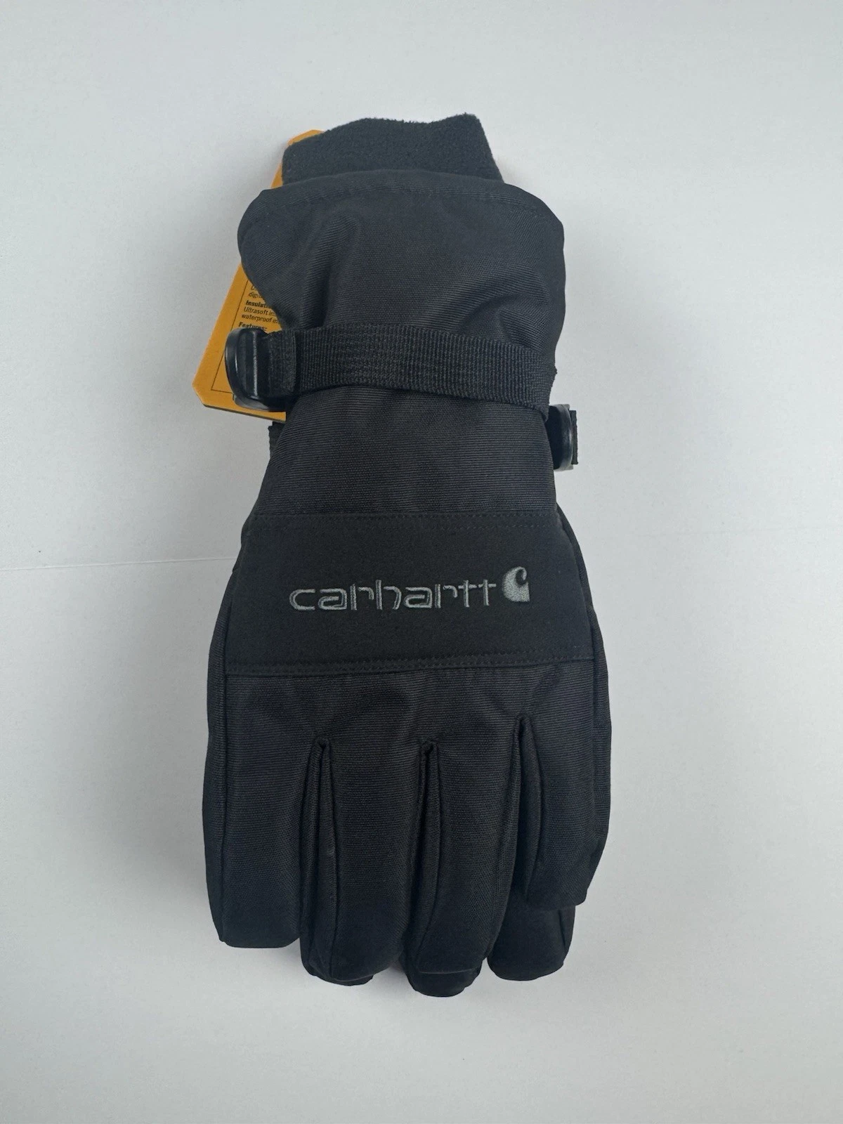 Carhartt Waterproof Insulated Gloves Mens Medium Black Work GL0511 NWT