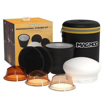 MagMod Professional Strobe Kit XL, Collapsible & Durable Universal Strobe Ref...