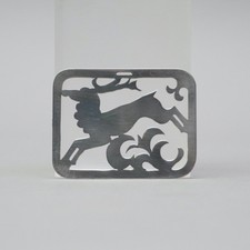 Pendentif En Bois De Cerf Art Nouveau Chasse Tracht Non En Argent 1.101HLD