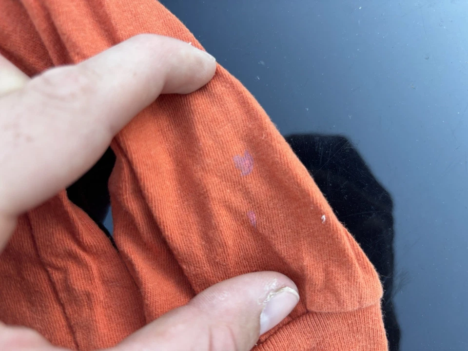 Camisa Harley Davidson Vintage Infantil Bebé 2T/3T Naranja Manga Larga Motociclista Niños Foto 4 de 4