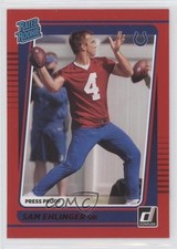 2021 Panini Donruss Rated Rookie Press Proof Red Sam Ehlinger #319 0bk2