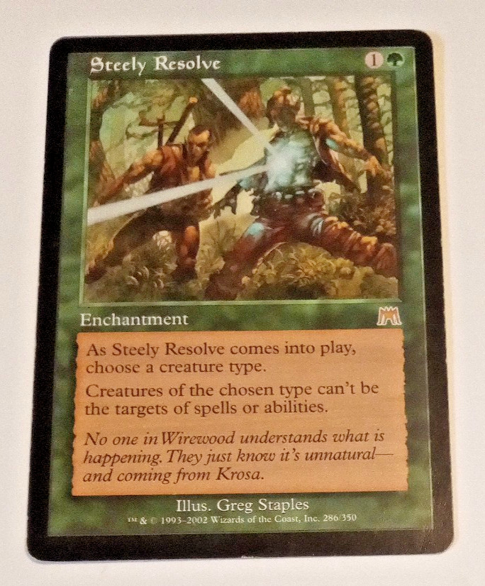 MTG Steely Resolve Onslaught Regular LP