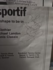 Signed By 16 Michael Landon 1984 Celebrity Tennis  Program. Names In Description — photo 8