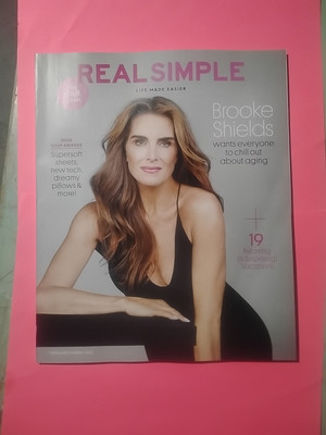 Real Simple Magazine February/March 2025: Brooke Shields