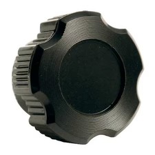 Davies 2855-A Fluted Knob, 10-24 Thread Size, 0.68"L, Blind Tap, Nylon 6/6