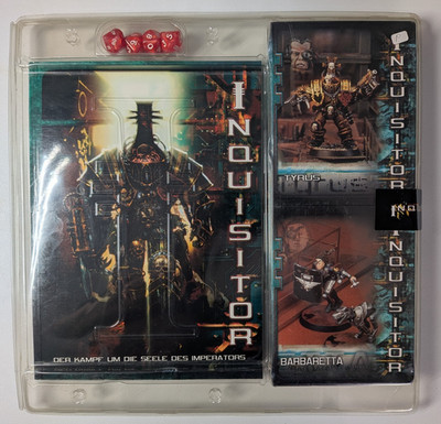 Warhammer Inquisitor 54mm Starter Set Box SEALED NOS NIB Dt. Tyrus Barbaretta