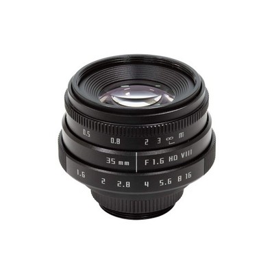 35mm F1.6 Mirrorless CMount Lens For Raspberry Pi HQ Camera CCS Adapter