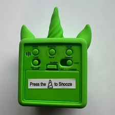 Something Unicorn - Unicorn Digital Alarm Clock with Snooze Button and Blue L...