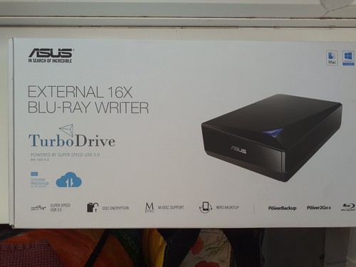Asus Turbodrive Bw-16D1x-U Graveur Blu-Ray Externe Ultra Rapide 16X USB 3.1 Gen1 T - Photo 4/8