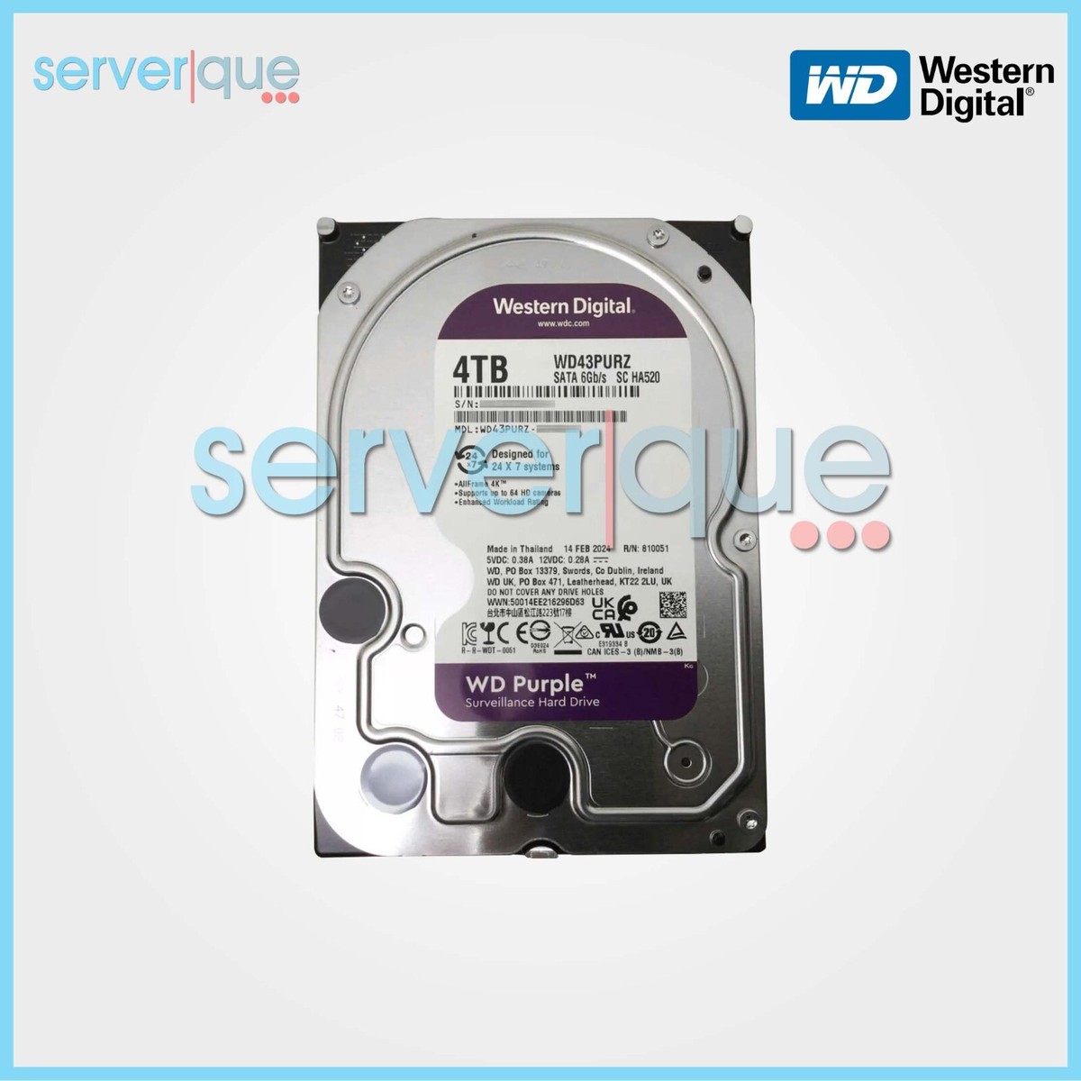 Western Digital WD43PURZ 3.5