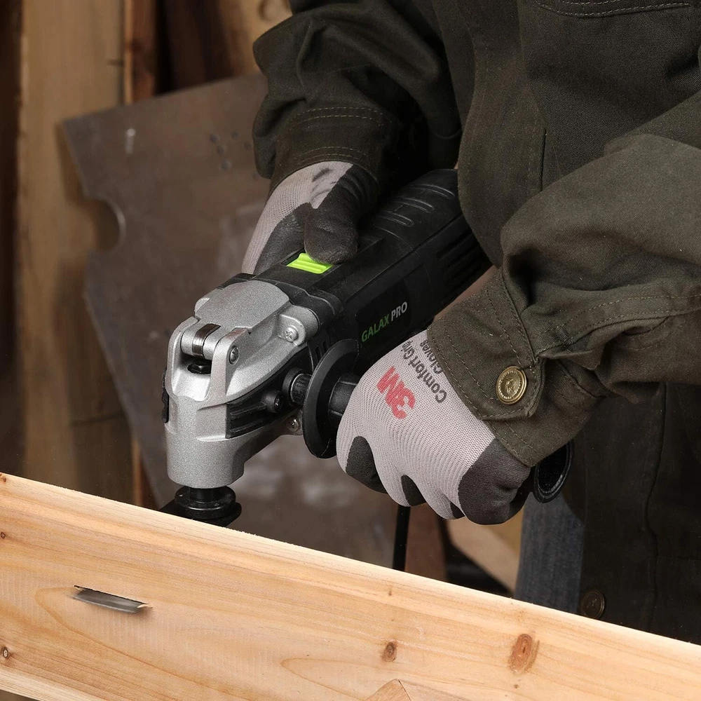 3.5A Corded Oscillating Multi Tool Kit with 30pc Accessories & Variable Speed